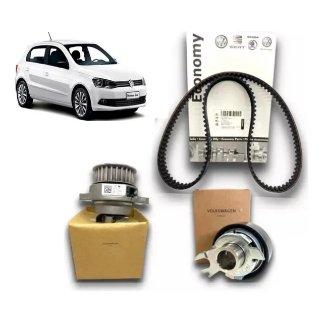 Kit Distribucion Volkswagen Original Gol 1.6 Motor Cfz/bah