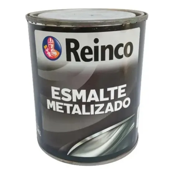 Pintura Esmalte En Aceite Metalizado Aluminio 1/4 Galón