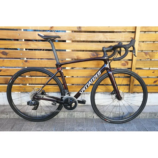 Bicicleta Specialized Roubaix Sram Rival Electrónico 2x12 Rojo 56 "
