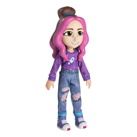 Boneca Katlen Dos Rosa Youtuber Vinil 25 Cm - Baby Brink