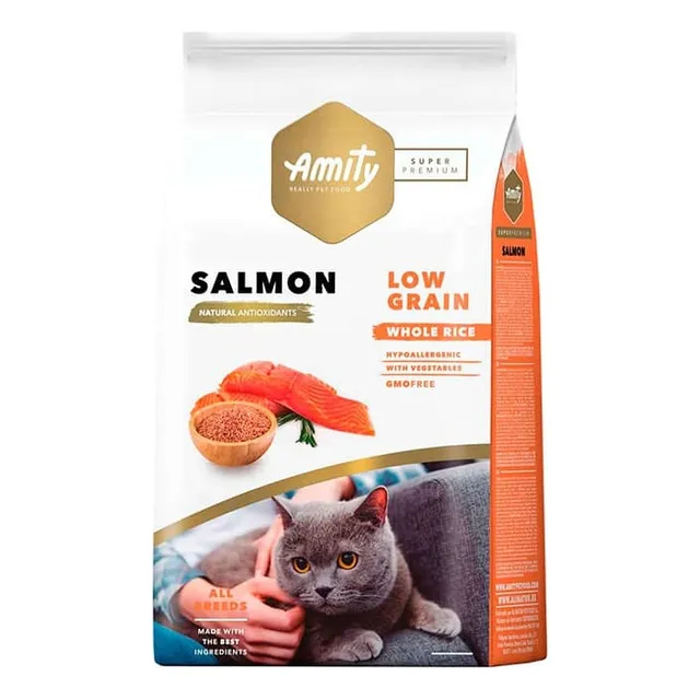 Amity Sp Low Grain Salmón Adult Cat 7kg