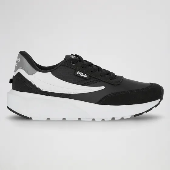 Zapatillas Fila Renno Sport Hombre En Negro Y Blanco | Dexte