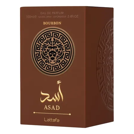 Lattafa Asad Bourbon Eau De Parfum Spray Para Hombre 100 Ml
