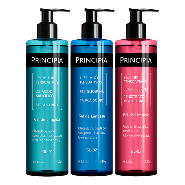 Principia Kit Trio Limpeza Facial Personalizada Principia Kit Trio Limpeza Facial Personalizada