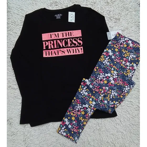 Conjunto Blusas, Franelas, Leggins Carter's Place Talla 14