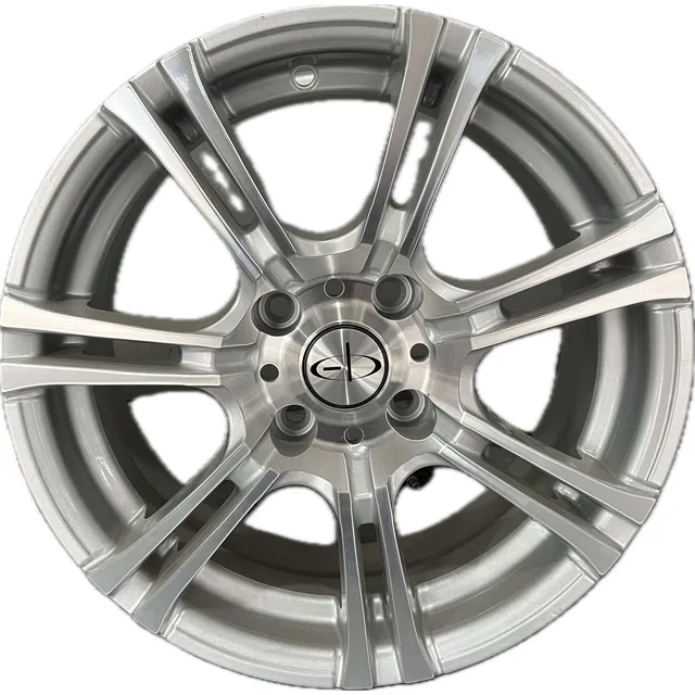 Kit X4 Llanta Deportiva Eb R15 4x108 Peugeot Gris Diamantado