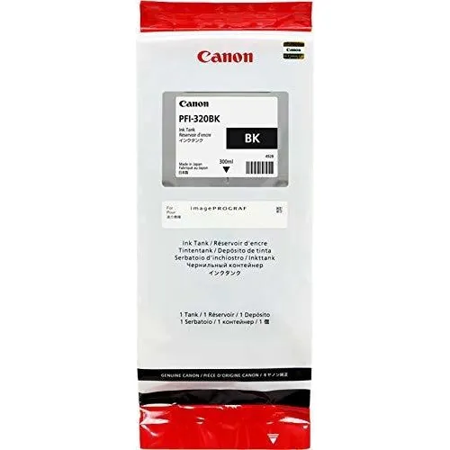 300ml Canon Pfi-320bk Pigmento Negro Depósito De Tinta