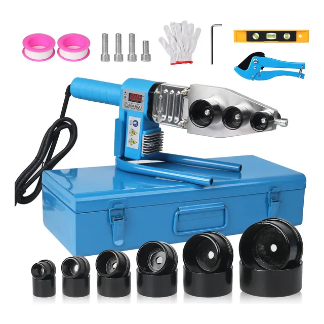 Termofusor Kit 1200w Pantalla Digital 6 Dados+11 Accesorios