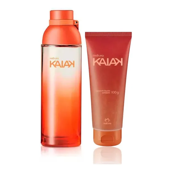 Kit Kaiak Clasico Perfume De Mujer + Jabon Exfoliante Natura