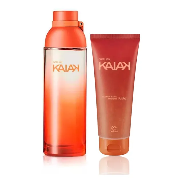 Kit Kaiak Clasico Perfume De Mujer + Jabon Exfoliante Natura
