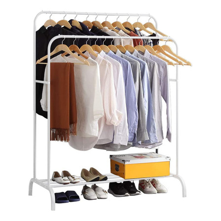 Perchero Organizador Colgante de Ropa Doble Barra Tendedero Metálico Colgador Ropa Vidita Color Blanco Perchero Organizador Colgante de Ropa Doble Barra Tendedero Metálico Colgador Ropa Vidita Color Blanco