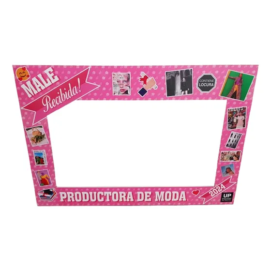 Marco Deco Recibida Festejos Cartel Personalizado 70x100cm
