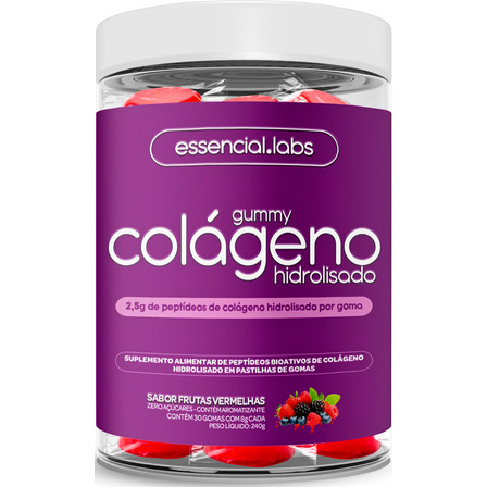 Gummy De Colágeno Verisol® Com 2,5g De Peptídeos Bioativos Por Gummy E Tecnologia Alemã - 30 Doses - Sabor Frutas Vermelhas Gummy De Colágeno Verisol® Com 2,5g De Peptídeos Bioativos Por Gummy E Tecnologia Alemã - 30 Doses - Sabor Frutas Vermelhas