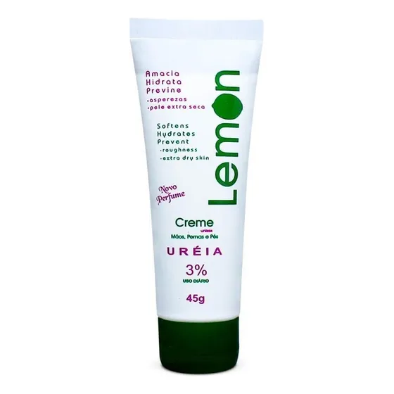 Creme Lemon Para Mãos Pernas E Pés Ureia 3% 45g