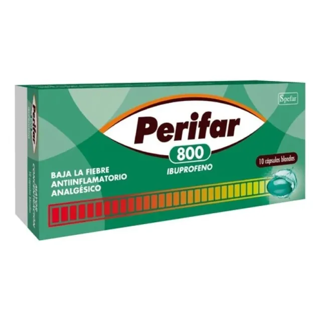 Perifar 800mg 10 Capsulas