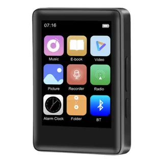 Reproductor Mp3 Portátil Con Pantalla Táctil Bluetooth 5.0 Reproductor Mp3 Portátil Con Pantalla Táctil Bluetooth 5.0