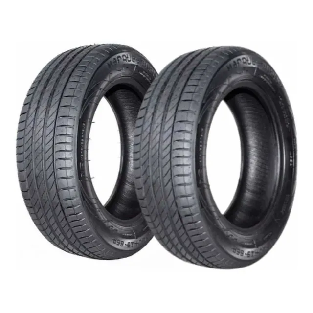 Kit 2 Pneus Aro 15 Remold 175/65r15 Borracha Vipal E Inmetro