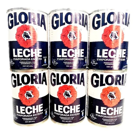 Leche Evaporada Gloria X 6 Unidades