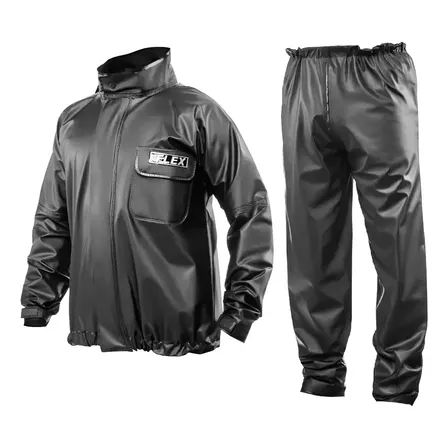 Capa De Chuva Impermeável Delta Flex Com Bolso Motoqueiro