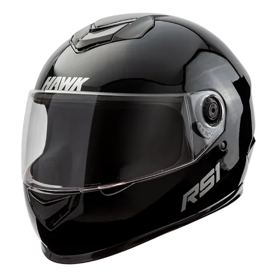 Casco Integral Para Moto Hawk Rs1 Negro