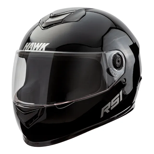 Casco Integral Para Moto Hawk Rs1 Negro
