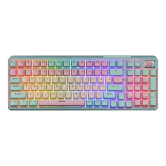 Teclado Mecânico Gamer Cooler Master Mk770 Macaron