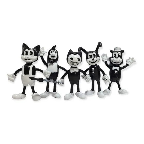 Bendy Set 5 Figuras Plástico The Ink Machine