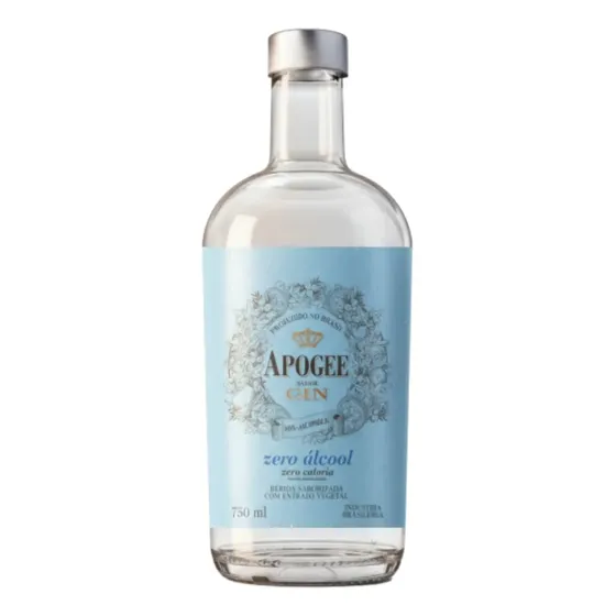 Gin Apogee Zero Álcool 750ml Extrato Vegetal Sabor Gin