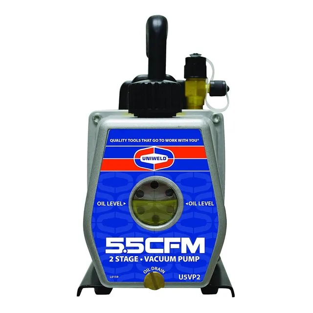 Bomba De Vacio 5.5cfm 1/2hp 2 Etapas Uniweld U5vp2 Tienda