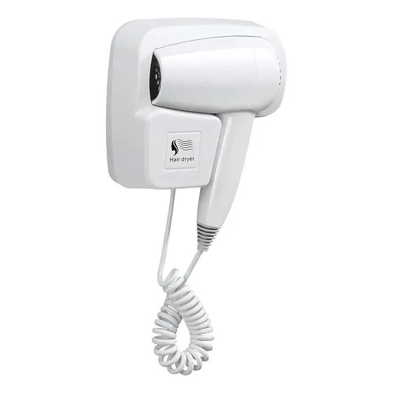 Secador De Cabello Para Pared Blanco Hogar Hotel Gym - Cs