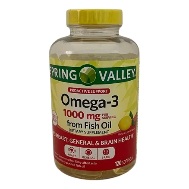 Omega 3 1000mg 120softgels Spring Valley