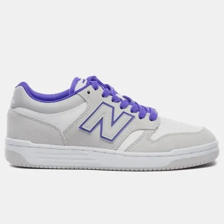 Tênis Casual Masculino E Feminino 480 Low New Balance Cinza Liso 38 Br
