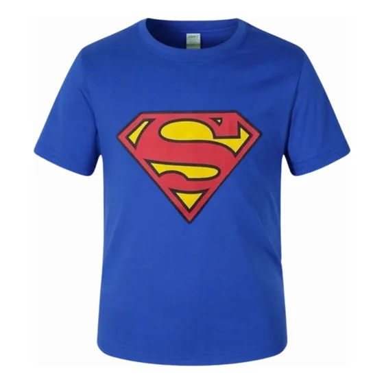 Camiseta Camisa Infantil Super Homem Superman 100% Algodão