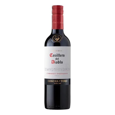 Vinho Chileno Tinto Seco Reserva Casillero Del Diablo Cabernet Sauvignon 375ml Concha Y Toro