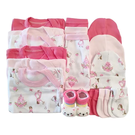 Ajuar Set De Nacimiento Bebé Niña 0-3 Meses ( 15 Piezas).