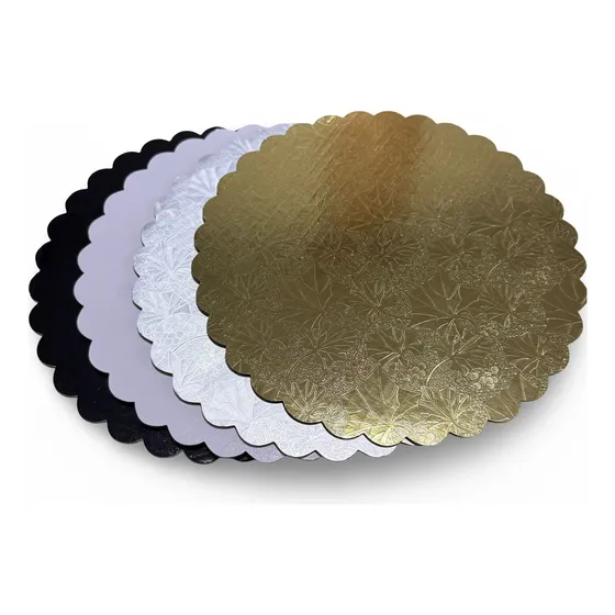 Pack X 100 Discos 3mm Base Para Tortas 12 Pulgadas