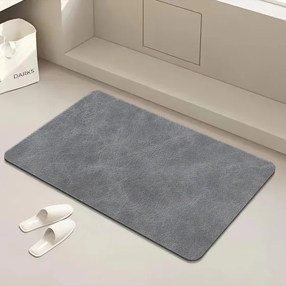 Tapete Baño Para Ducha Secado Rapido Goma Antideslizante X