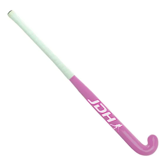 Palo De Hockey Jdh X40 Madera Junior Adulto Principiantes Color Rosa Blanco 457 Talle 34