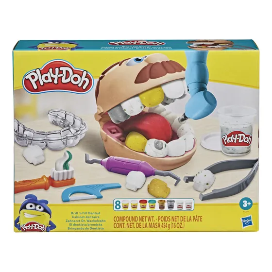 Juego Dentista Bromista Oficial Play-doh Accesorios +3 Años