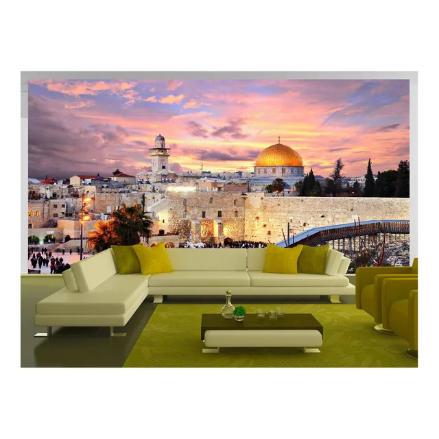 Papel De Parede 3d Igreja Religioso Jerusalém M² Rl105
