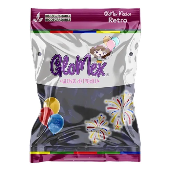 100 Globos Latex 12 Glomex Elige Color Kiwiglobos Color Azul Royal Retro Liso