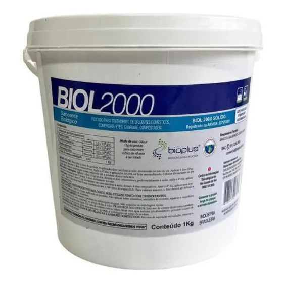Biol 2000 - Saneante Biológico Limpa Fossa - 1kg
