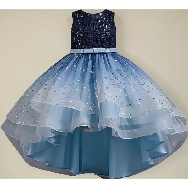 Vestido De Niña Fiesta Cumpleaños Elegante Bautizo  Frozen 2