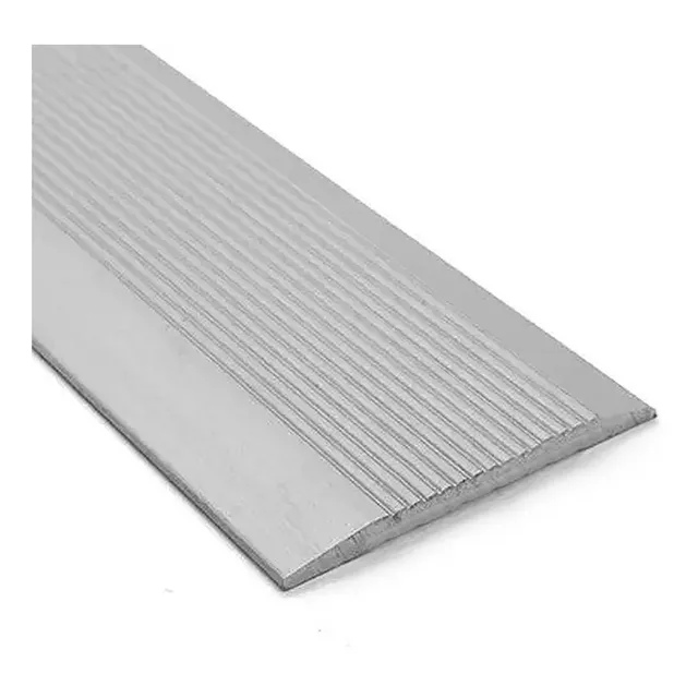 Perfil Varilla En Aluminio Terminación Para Piso Entrepuerta