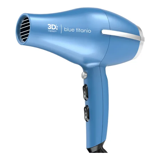 Secador Gama Blue Titanio 3d Therapy 2200w Anti-frizz Eh