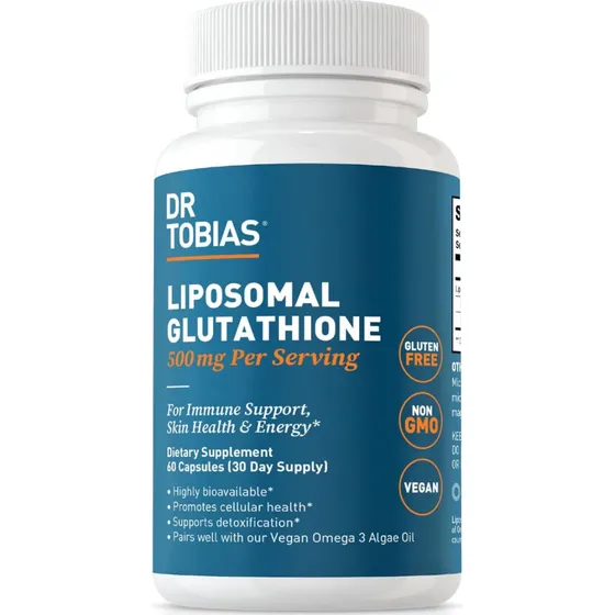 Dr. Tobias Liposomal Glutathione, Glutathion 500mg - 60cps