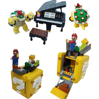 Super Mario Bros - Set De Legos. - Minifiguras - Rey Bowser Super Mario Bros - Set De Legos. - Minifiguras - Rey Bowser
