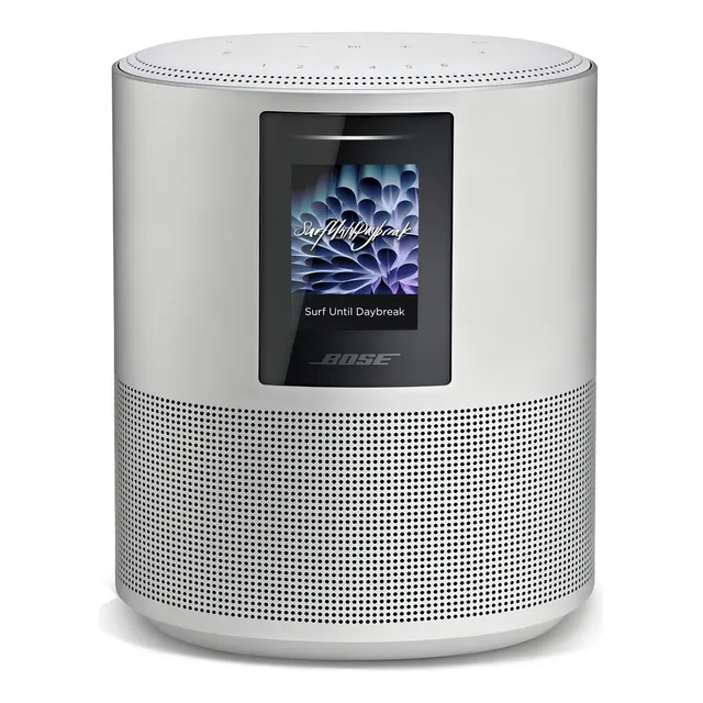 Bocina inteligente Bose Home Speaker 500 con asistente virtual Google Assistant, pantalla integrada color luxe silver 127/220V