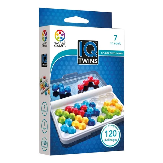 Juego Mesa Iq Twins Smart Games 120 Retos Logica Progresiva