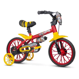 Bicicleta Infantil Aro 12 Motor X - Selim Em Pu - Nathor Bicicleta Infantil Aro 12 Motor X - Selim Em Pu - Nathor